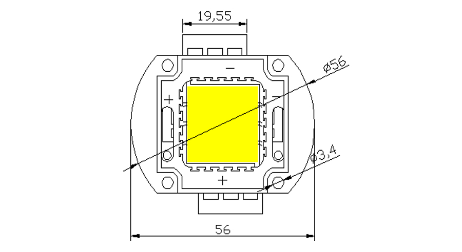 50W cob led module 0