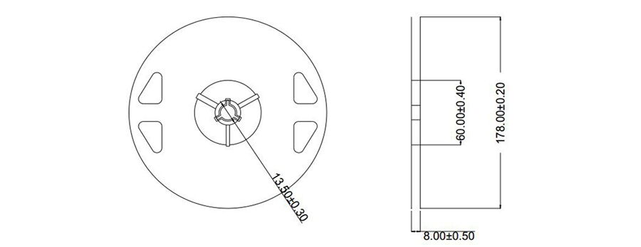 Warm white 0.5W 2835 smd led chip 5